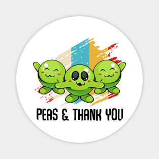 Vegan Peas Magnet